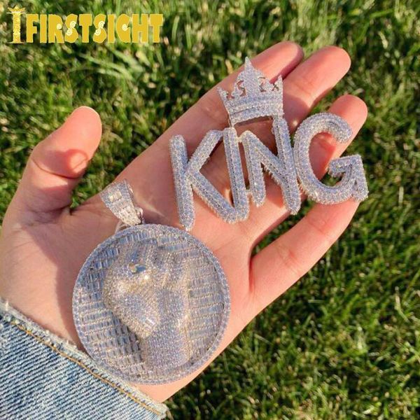 necklaces new iced out bling crown badge cz letter king pendant necklace cubic zirconia fist power charm men fashion hip hop jewelry, Silver
necklaces new iced out bling crown badge cz letter king pendant necklace cubic zirconia fist power charm men fashion hip hop jewelry, Silver