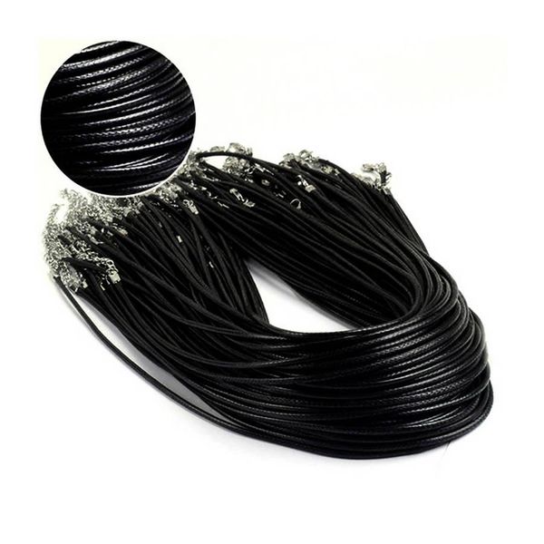 necklaces wholesale 100pc/lot diy black leather chain necklace women handmade wax cord rope necklace for diy jewelry making accessories, Silver
necklaces wholesale 100pc/lot diy black leather chain necklace women handmade wax cord rope necklace for diy jewelry making accessories, Silver