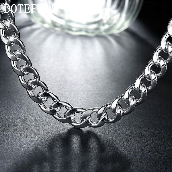 necklaces doteffil 925 sterling silver 10mm 20 inch/24 inch sideways chain necklace for men fashion party domineering jewelry
necklaces doteffil 925 sterling silver 10mm 20 inch/24 inch sideways chain necklace for men fashion party domineering jewelry
