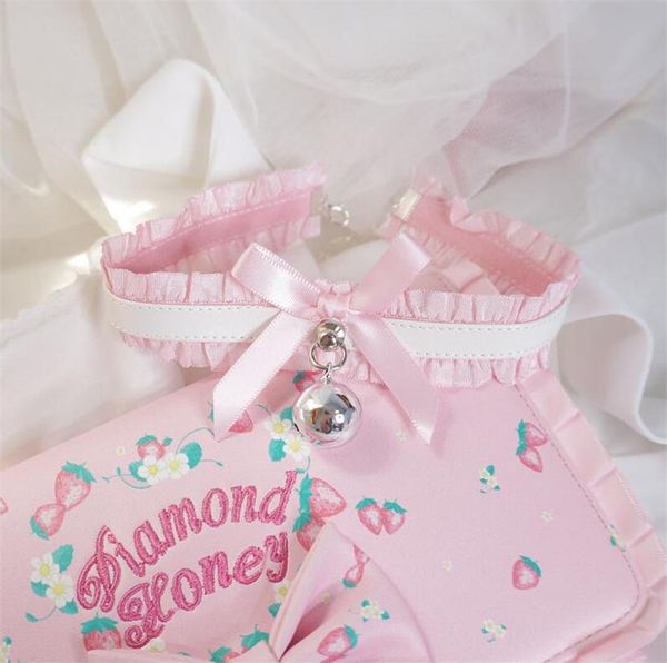 necklaces sweet heart pink lace pu cross bownot choker lolita maid cosplay women necklace d733, Silver
necklaces sweet heart pink lace pu cross bownot choker lolita maid cosplay women necklace d733, Silver