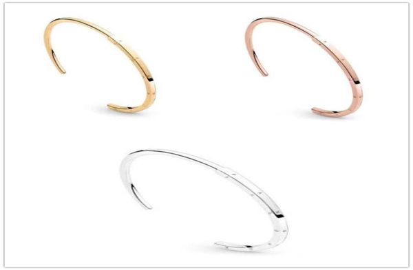 authentic 925 sterling silver bracelet rose gold signature id bangle fit women bead charm diy fashion jewelry pandora3529748, Golden;silver
authentic 925 sterling silver bracelet rose gold signature id bangle fit women bead charm diy fashion jewelry pandora3529748, Golden;silver