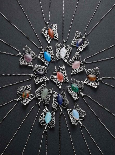 qimoshi butterfly pendant necklace men and women natural stone stainless steel fashion items 12 pieces of jewelry6105982, Silver
qimoshi butterfly pendant necklace men and women natural stone stainless steel fashion items 12 pieces of jewelry6105982, Silver