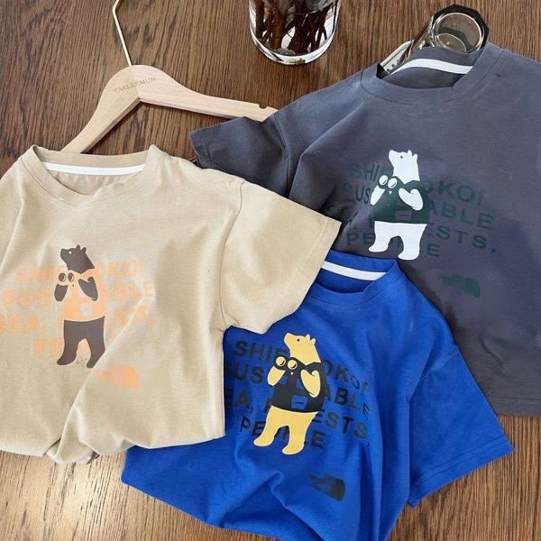 summer new children's t-shirt boys' fashion casual bear print design round neck short sleeve t-shirt outdoor jogging sports blue,
summer new children's t-shirt boys' fashion casual bear print design round neck short sleeve t-shirt outdoor jogging sports blue,