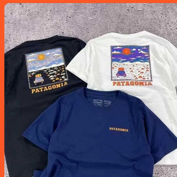 men's t-shirts mens t-shirts designer luxurys patagonias t-shirt american retro outdoor bata back sunset printing fast drying cotton co, White;black
men's t-shirts mens t-shirts designer luxurys patagonias t-shirt american retro outdoor bata back sunset printing fast drying cotton co, White;black