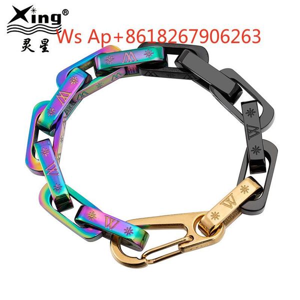 bangle titanium steel personality trend men and women with the same color combination stainless steel hardened bracelet jewelry, Black
bangle titanium steel personality trend men and women with the same color combination stainless steel hardened bracelet jewelry, Black