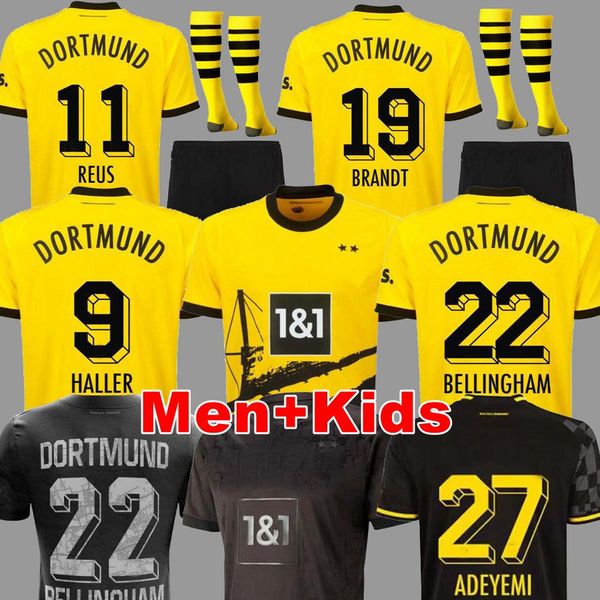 22 23 24 soccer jerseys borussia haaland kamara haller 2023 2024 home away ootball shirt reus bellingham hummels reyna brandt dortmund men k, Black;yellow
22 23 24 soccer jerseys borussia haaland kamara haller 2023 2024 home away ootball shirt reus bellingham hummels reyna brandt dortmund men k, Black;yellow
