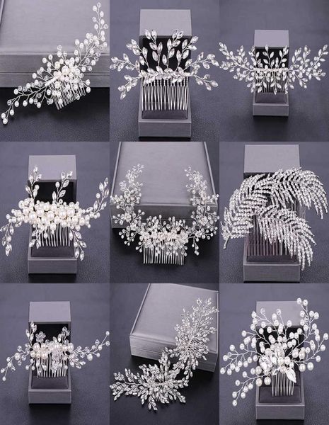 women hair combs wedding hair accessories tiara pearl rhinestone silver color bridal hair ornament flower head jewelry headband x01938183, Slivery;golden
women hair combs wedding hair accessories tiara pearl rhinestone silver color bridal hair ornament flower head jewelry headband x01938183, Slivery;golden