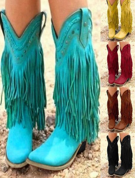 women midcalf low heel bohemia style gladiator motorcycle boots fringed cowboy boots shoes spring autumn women tassel3104070, Black
women midcalf low heel bohemia style gladiator motorcycle boots fringed cowboy boots shoes spring autumn women tassel3104070, Black