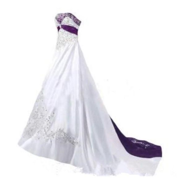 purple and white wedding dresses 2019 sweetheart corset laceup back sweep train lace embroidery church garden wedding gown 385952
purple and white wedding dresses 2019 sweetheart corset laceup back sweep train lace embroidery church garden wedding gown 385952