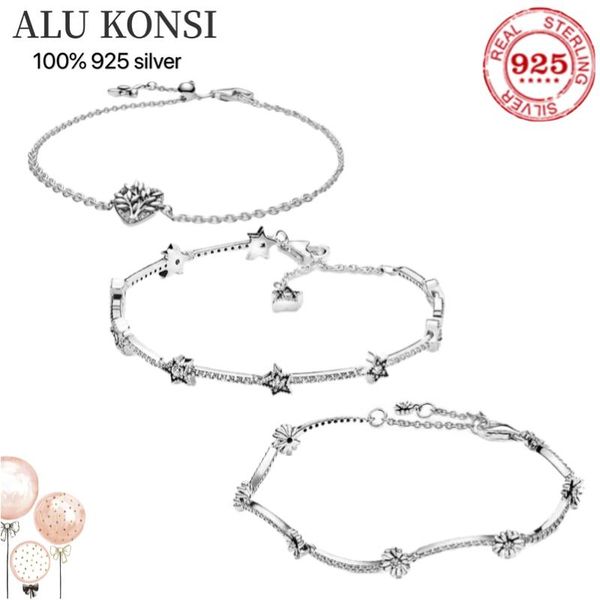 bangle original luxury real 100% 925 sterling silver pan bracelet for women snake chain bangle charm star tree shape daisy diy jewelry, Black
bangle original luxury real 100% 925 sterling silver pan bracelet for women snake chain bangle charm star tree shape daisy diy jewelry, Black