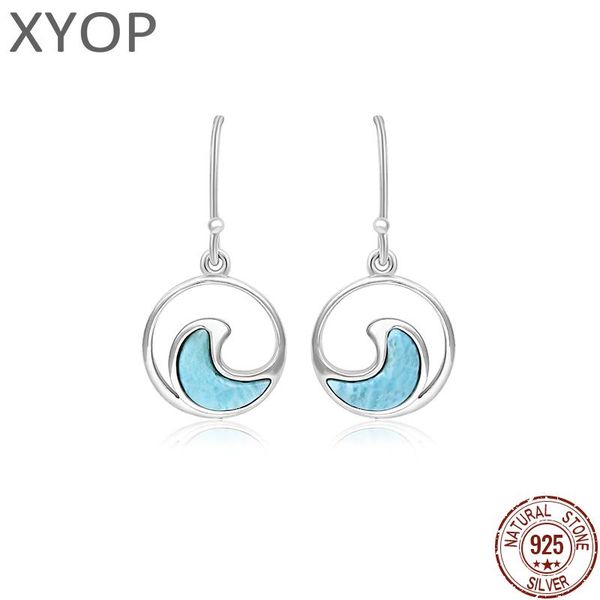 knot sea wave new fashion retro geometry streamlined long 925 sterling silver jewelry girl natural precious larimar earrings women
knot sea wave new fashion retro geometry streamlined long 925 sterling silver jewelry girl natural precious larimar earrings women