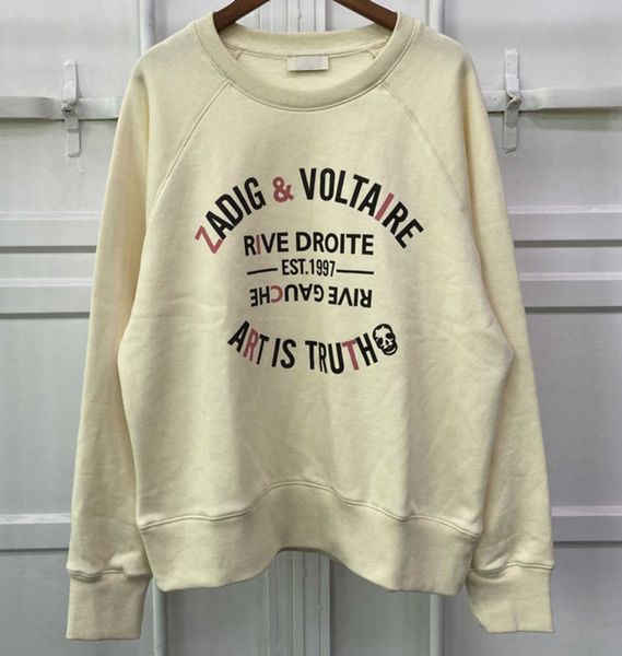zadig voltaire 23ss designer sweatshirt fashion new women classic color contrast letter printed fleece round neck pullover jumper sweater, Black
zadig voltaire 23ss designer sweatshirt fashion new women classic color contrast letter printed fleece round neck pullover jumper sweater, Black
