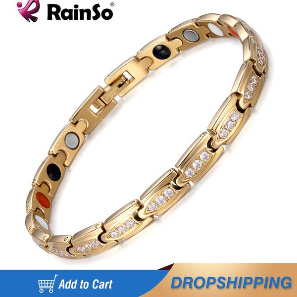 bangle rainso fashion stainless steel bracelets for women magnetic health care elements bio energy jewelry lovers friendship bracelet, Black
bangle rainso fashion stainless steel bracelets for women magnetic health care elements bio energy jewelry lovers friendship bracelet, Black