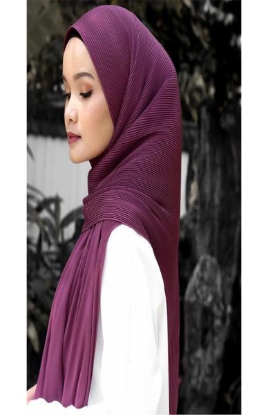 pleated hijab muslim fashion accessories hijab for women crinkle scarf chiffon headscarf for ladies solid color head wrap x08035940880, Blue;gray
pleated hijab muslim fashion accessories hijab for women crinkle scarf chiffon headscarf for ladies solid color head wrap x08035940880, Blue;gray