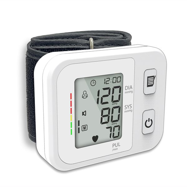 factory wholesale latest models automatic wrist digital blood pressure monitor tonometer meter for measuring and pulse rate
