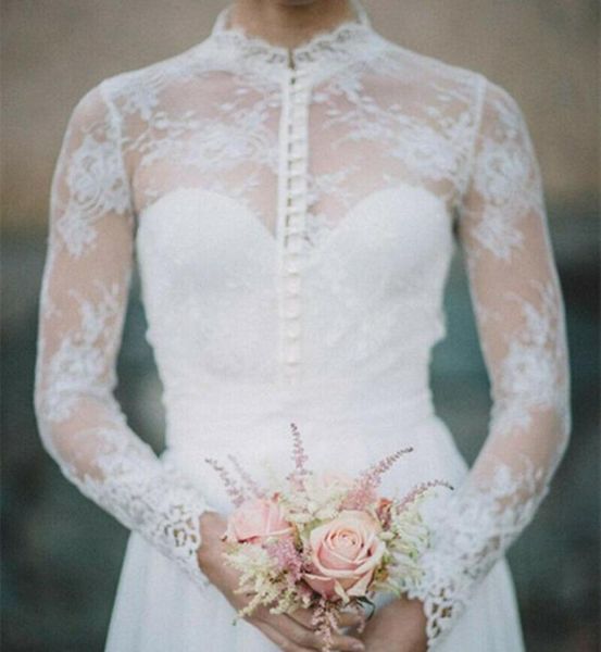 vintage high neck white ivory front buttons wedding jackets lace bridal boleros wraps jacket long sleeves custom size 6 8 106289674
vintage high neck white ivory front buttons wedding jackets lace bridal boleros wraps jacket long sleeves custom size 6 8 106289674