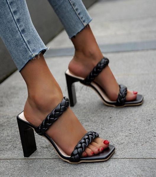 sandals women weave 2022 summer fashion design brand ladies buckle strap white heels high slippers square toe slides6938242, Black
sandals women weave 2022 summer fashion design brand ladies buckle strap white heels high slippers square toe slides6938242, Black