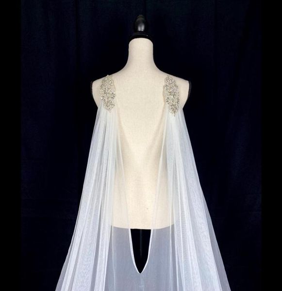 bridal veils ivory white tulle cape wedding shoulder sparkly rhinestone black champagne shining starry accessories for brides4645811
bridal veils ivory white tulle cape wedding shoulder sparkly rhinestone black champagne shining starry accessories for brides4645811