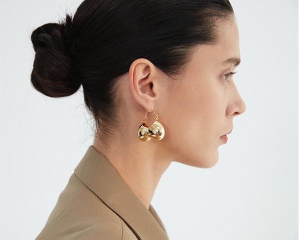 knot brass with 18k gold creative body drop earrings women jewelry party t show gown runway rare korean japan trendy ins, Silver
knot brass with 18k gold creative body drop earrings women jewelry party t show gown runway rare korean japan trendy ins, Silver