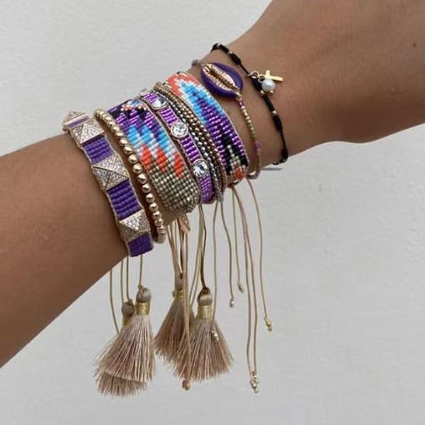 bangle bluestar women bracelet miyuki bead jewelry pulseras micro pave bracelets handmade crystal bead tassel jewellery, Black
bangle bluestar women bracelet miyuki bead jewelry pulseras micro pave bracelets handmade crystal bead tassel jewellery, Black