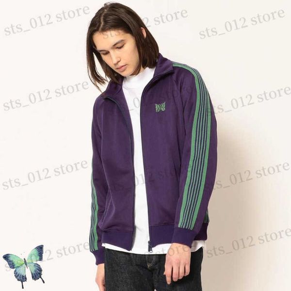 tracksuits purple men's needles jacket men women high street butterfly embroidery track jacket awge webbing coats t230523, Gray
tracksuits purple men's needles jacket men women high street butterfly embroidery track jacket awge webbing coats t230523, Gray