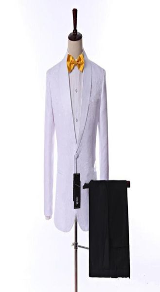 new popular side vent one button white paisley groom tuxedos shawl lapel slim fit groomsmen wedding men party suits jacketpants1322699, Black;gray
new popular side vent one button white paisley groom tuxedos shawl lapel slim fit groomsmen wedding men party suits jacketpants1322699, Black;gray