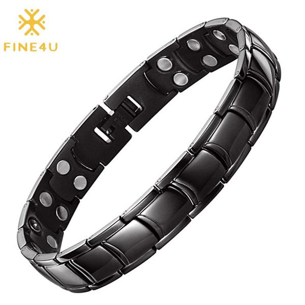 bangle fine4u b388 mens titanium magnetic bracelets pain relief for arthritis with doublerow strength hametite black magnet bracelet
bangle fine4u b388 mens titanium magnetic bracelets pain relief for arthritis with doublerow strength hametite black magnet bracelet