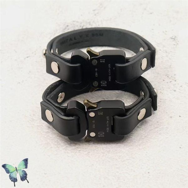 bangle 2022ss alyx buckle bracelet 1 1 cow leather 1017 alyx 9sm classic press metal bracelet, Black
bangle 2022ss alyx buckle bracelet 1 1 cow leather 1017 alyx 9sm classic press metal bracelet, Black