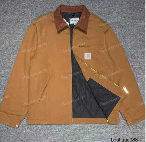 carhart designer mens jackets wip thick detroit american work clothes cotton jacket men women couple01, Black;brown
carhart designer mens jackets wip thick detroit american work clothes cotton jacket men women couple01, Black;brown
