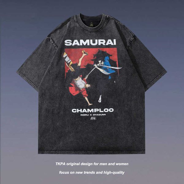 tkpa china-chic washed worn animation short sleeved t-shirts for men and women american street hip-hop fashion brand lovers half sleeve, White;black
tkpa china-chic washed worn animation short sleeved t-shirts for men and women american street hip-hop fashion brand lovers half sleeve, White;black