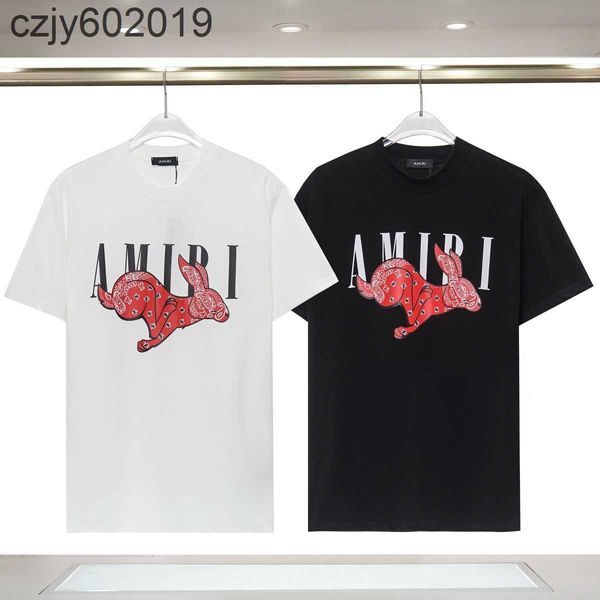 men's t-shirts 2023 early spring new emir amis short sleeve t-shirt red rabbit casual loose top, White;black
men's t-shirts 2023 early spring new emir amis short sleeve t-shirt red rabbit casual loose top, White;black