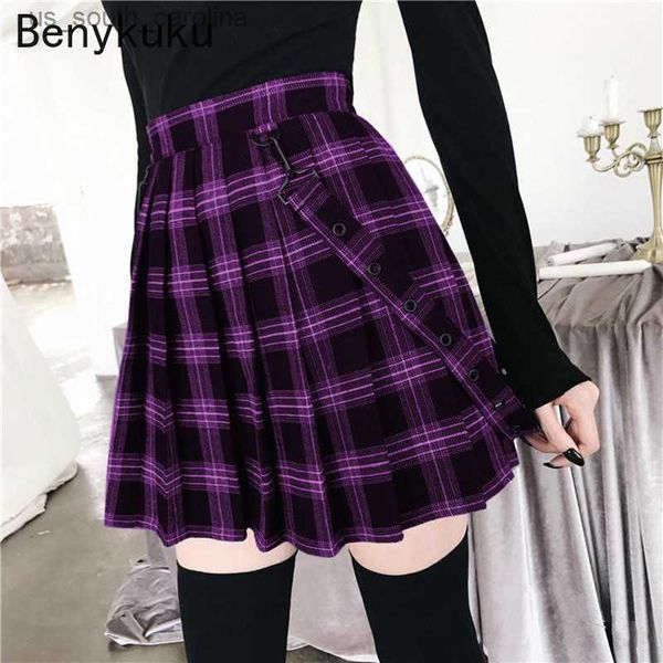 skirts plus size harajuku short pleated skirt women high waist school girl korean plaid skirt female gothic punk mini casual skirt l230522, Black
skirts plus size harajuku short pleated skirt women high waist school girl korean plaid skirt female gothic punk mini casual skirt l230522, Black