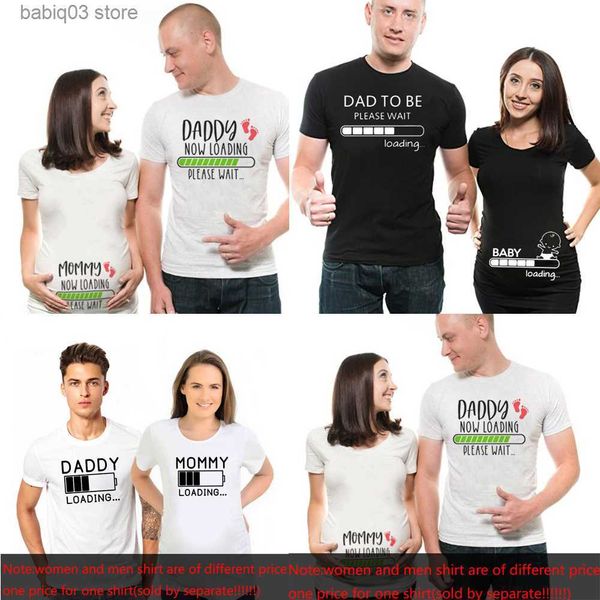 maternity tees 1pcs mommy daddy loading please wait t shirt funny couple pregnant announcement shirts plus size maternity tshirt family clo, White
maternity tees 1pcs mommy daddy loading please wait t shirt funny couple pregnant announcement shirts plus size maternity tshirt family clo, White