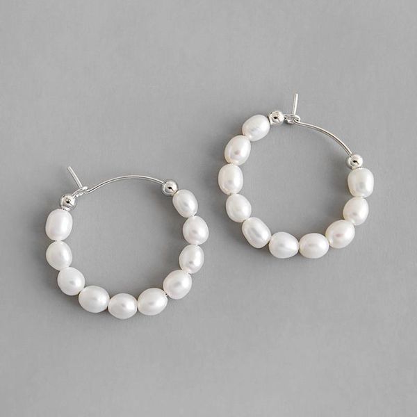 huggie daiwujan 925 sterling silver pearl earrings ins freshwater pearl beaded hoop earrings female temperament wild silver earrings, Golden;silver
huggie daiwujan 925 sterling silver pearl earrings ins freshwater pearl beaded hoop earrings female temperament wild silver earrings, Golden;silver