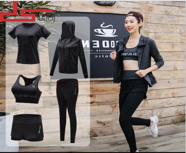 slender and fast dry clothes with set decoration outdoor sportswear yoga gym long sleeve fivepiece set5824934, White;black
slender and fast dry clothes with set decoration outdoor sportswear yoga gym long sleeve fivepiece set5824934, White;black
