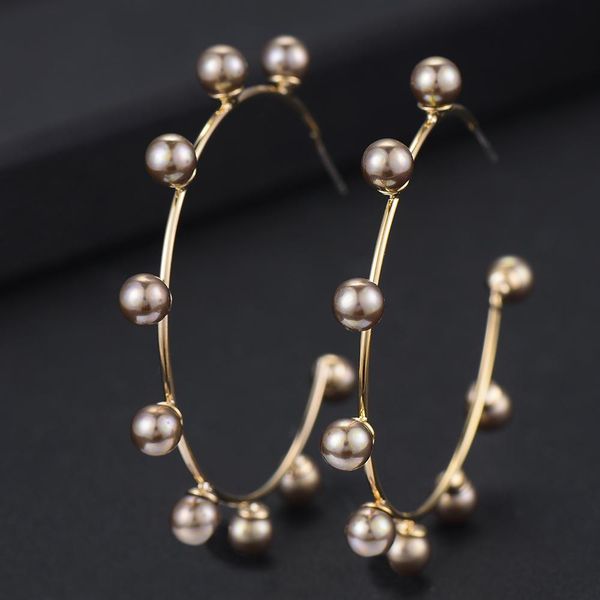 huggie larrauri 2019 noble symbol for women jewelry statement gold hoop earrings fashion handmade women jewelry elegant pearl earrings, Golden;silver
huggie larrauri 2019 noble symbol for women jewelry statement gold hoop earrings fashion handmade women jewelry elegant pearl earrings, Golden;silver