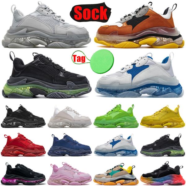 designer shoes triple s clear sole for men women casual platform sneakers black white mens trainers shoe luxury plate-forme quality
designer shoes triple s clear sole for men women casual platform sneakers black white mens trainers shoe luxury plate-forme quality