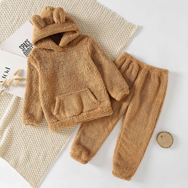 2022 warm winter baby boy girl thicken pure color pajamas set flannel fleece toddler sleepwear kids home suit hhgh, White
2022 warm winter baby boy girl thicken pure color pajamas set flannel fleece toddler sleepwear kids home suit hhgh, White