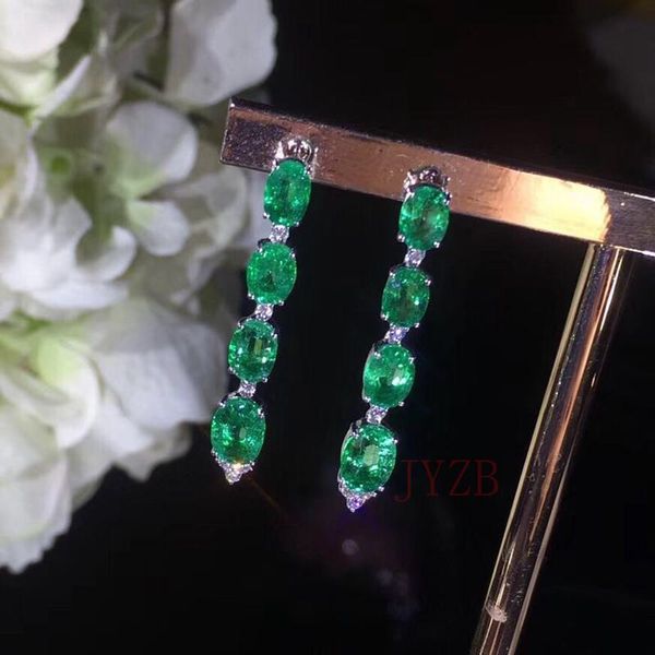stud 925 sterling silver 100% natural colombia 3x4mm emerald earrings fine jewelry, Golden;silver
stud 925 sterling silver 100% natural colombia 3x4mm emerald earrings fine jewelry, Golden;silver