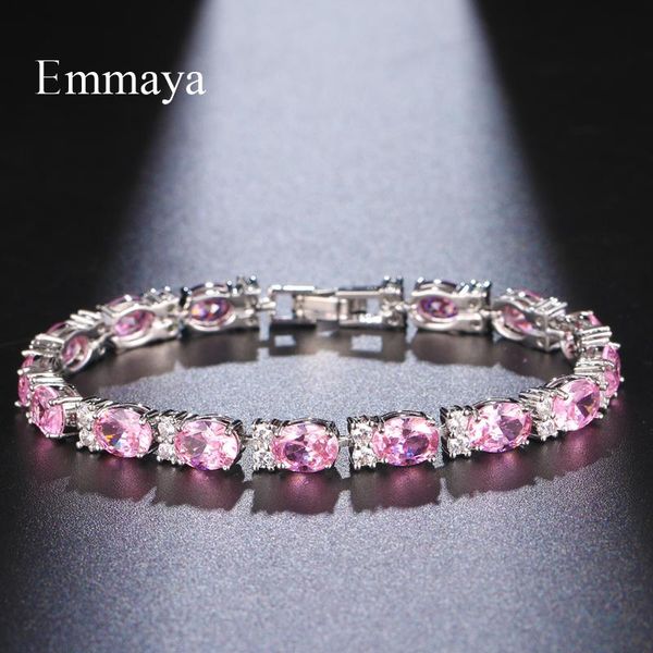 bangle emmaya new arrival classic bracelet with geometry zirconia for female charming decoration in party five colors choice shiny gift, Black
bangle emmaya new arrival classic bracelet with geometry zirconia for female charming decoration in party five colors choice shiny gift, Black