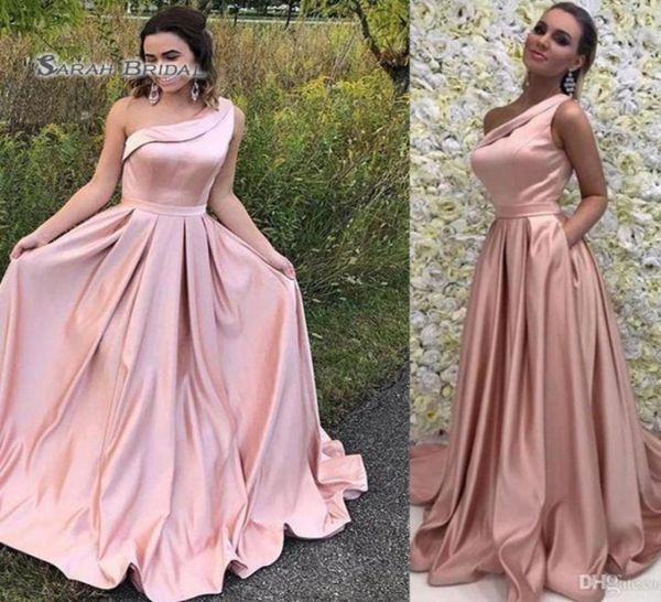 elegant pockets ruched one shoulder satin prom dresses sleeveless high end quality evening party dress s2828023, Black
elegant pockets ruched one shoulder satin prom dresses sleeveless high end quality evening party dress s2828023, Black