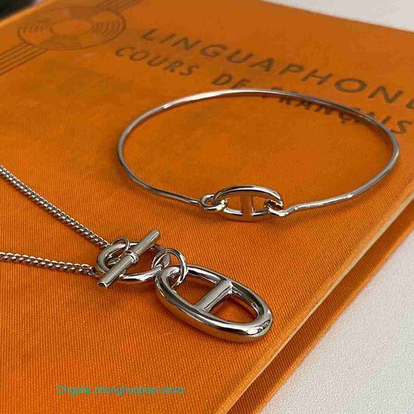 factory wholesale h ermes bangle for sale g simple pig nose bracelet necklace fashion design m53 m75, Black
factory wholesale h ermes bangle for sale g simple pig nose bracelet necklace fashion design m53 m75, Black