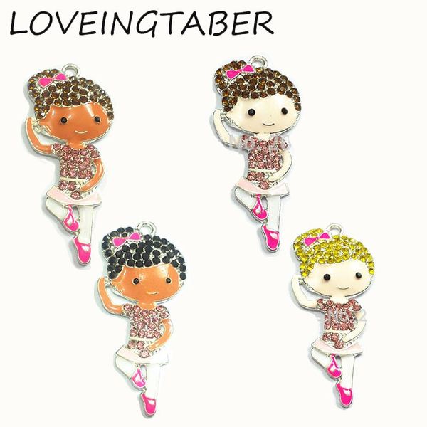 necklaces ( choose color first ) 50mm*23mm 10pcs/lot ballet girl with hair rhinestone pendants, Silver
necklaces ( choose color first ) 50mm*23mm 10pcs/lot ballet girl with hair rhinestone pendants, Silver