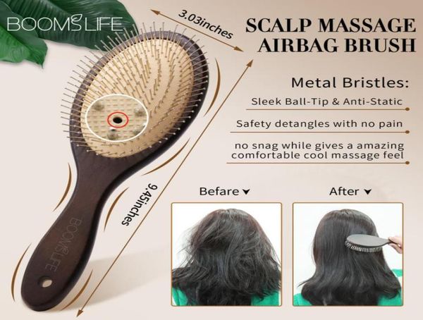 steel hair brush personalized wood comb metal stainless pin hair brushes portable detangling hair brush massage scalp comb1 2207068170048, Silver
steel hair brush personalized wood comb metal stainless pin hair brushes portable detangling hair brush massage scalp comb1 2207068170048, Silver
