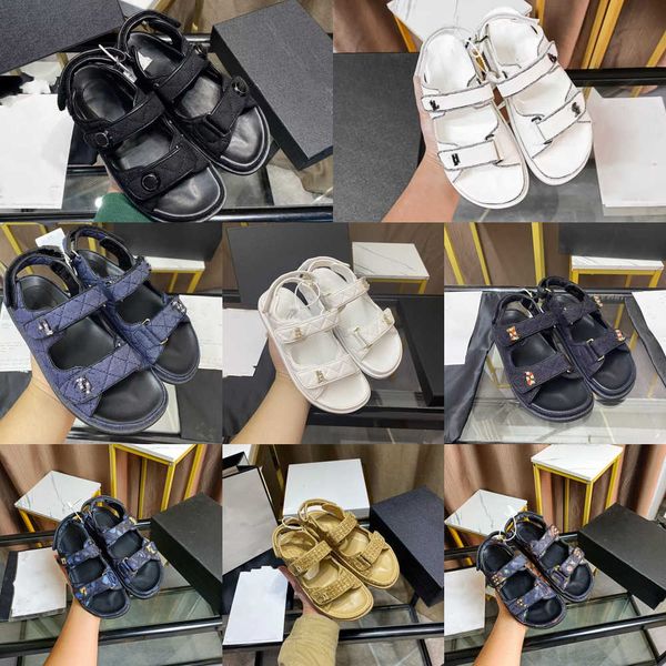 designer channnel slippers shoes sandals summer women calfskin dad shoes sandals quilted platform flats low heel wedge diamond buckle sandal, Black
designer channnel slippers shoes sandals summer women calfskin dad shoes sandals quilted platform flats low heel wedge diamond buckle sandal, Black