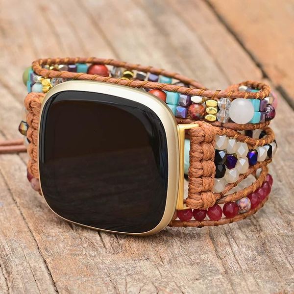 bangle natural stone fitbit versa3 watch band mixed beads handmade boho wax rope vegan fitbit watch strap gift wholesale dropshipping, Black
bangle natural stone fitbit versa3 watch band mixed beads handmade boho wax rope vegan fitbit watch strap gift wholesale dropshipping, Black