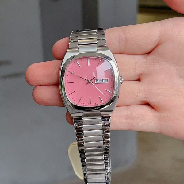 women's watch multicolor antique square trendy stainless steel haiba appearance retro square double calendar fashion quartz movement 36, Slivery;brown
women's watch multicolor antique square trendy stainless steel haiba appearance retro square double calendar fashion quartz movement 36, Slivery;brown