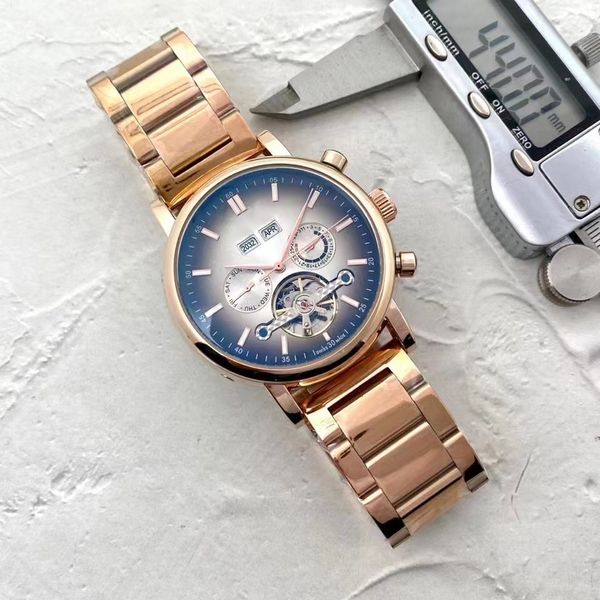 2023 aaaa men's watch pdfl sapphire mirror automatic six hands mechanical business fashion watch all steel solid strap gift watch, Slivery;brown
2023 aaaa men's watch pdfl sapphire mirror automatic six hands mechanical business fashion watch all steel solid strap gift watch, Slivery;brown