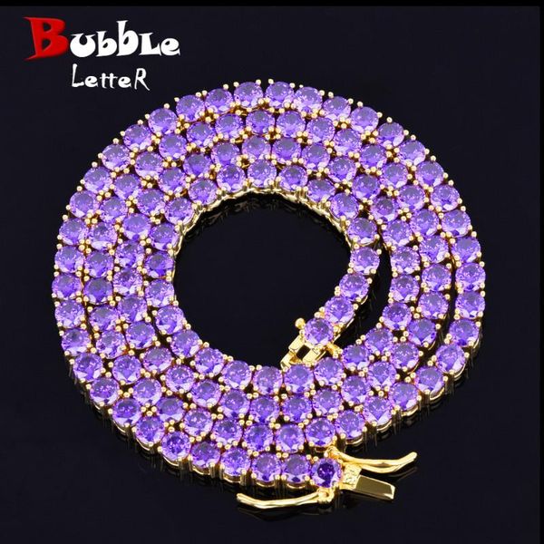 necklaces bubble letter purple tennis chain men necklace hip hop jewelry real copper material gold plated 2021 trend, Silver
necklaces bubble letter purple tennis chain men necklace hip hop jewelry real copper material gold plated 2021 trend, Silver
