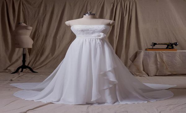 real pos beach elegant aline strapless wedding dress beaded appliques chiffon plests bridal wedding gown with hand flower6364040, White
real pos beach elegant aline strapless wedding dress beaded appliques chiffon plests bridal wedding gown with hand flower6364040, White